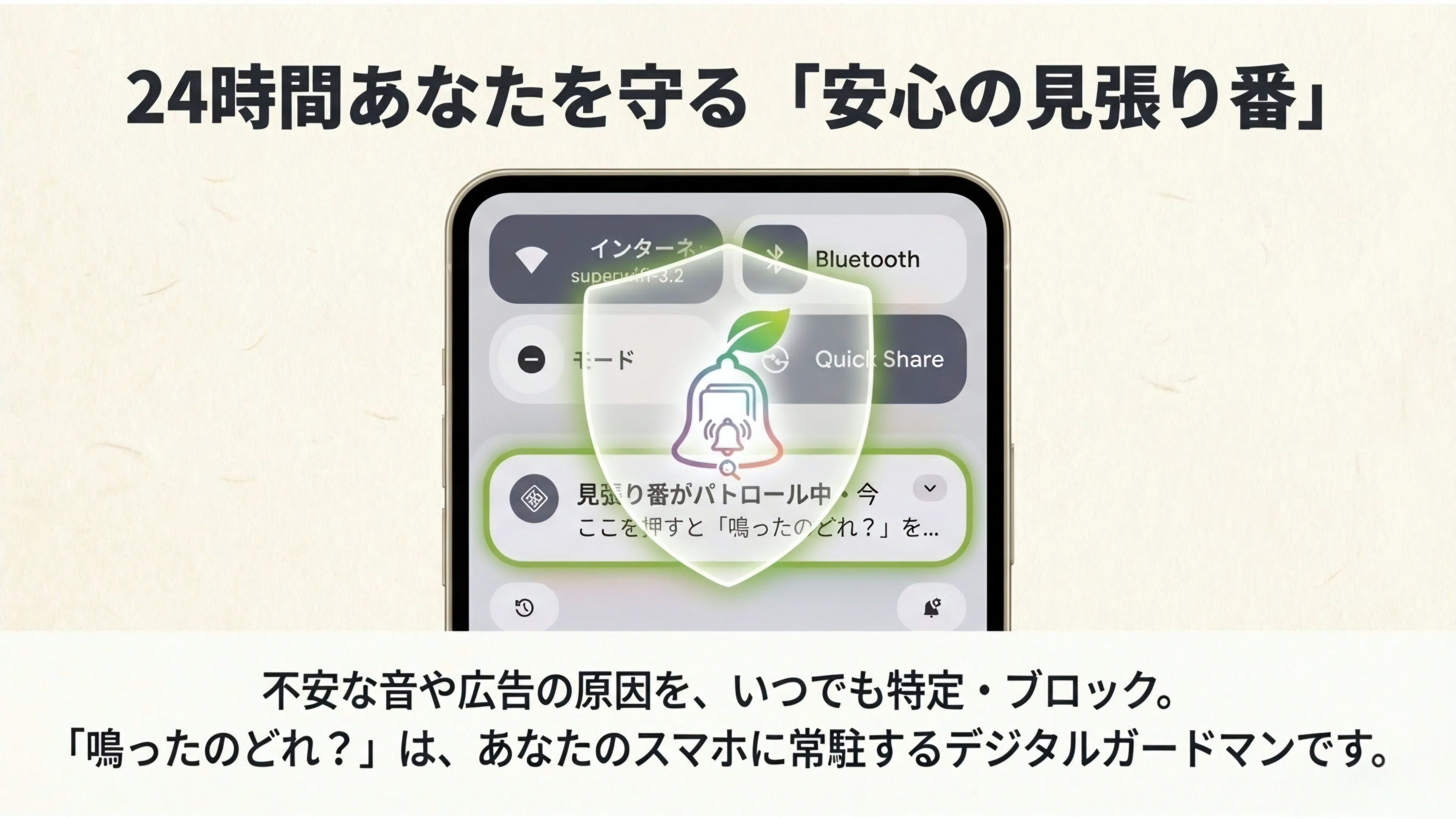 安心の見張り番